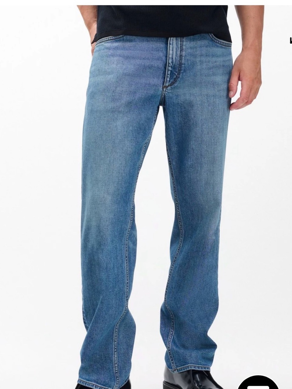rag & bone Straight-Leg Jeans Fit 4